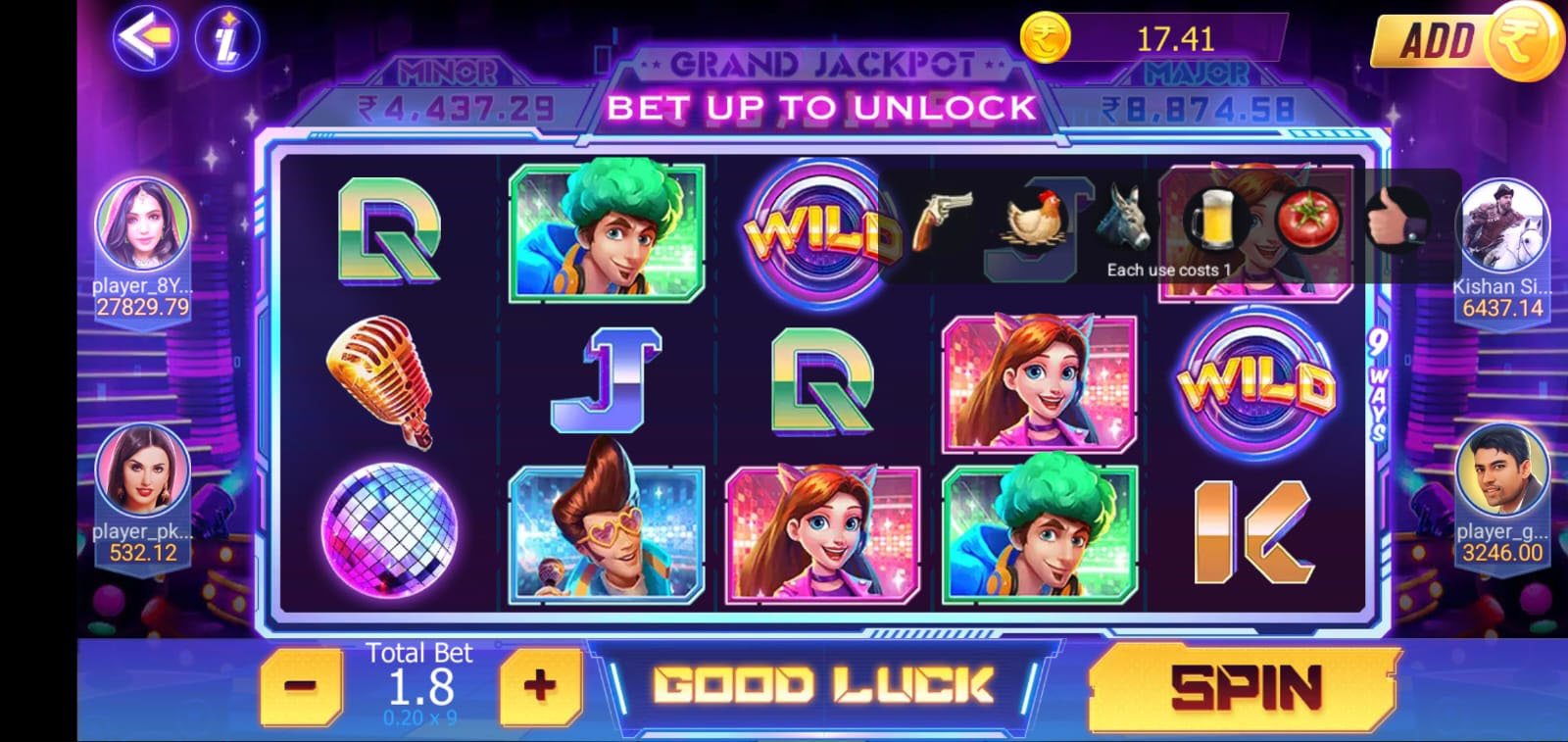 Slot Machine Game